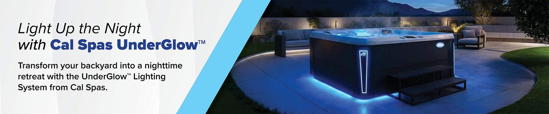 Calspas hot tub being used in a family setting - Huntersville